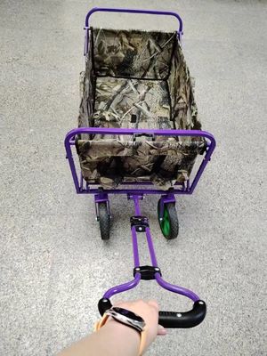 All Steel Frame Outdoor Camping Grocery Picnic รถพ่วงพับได้