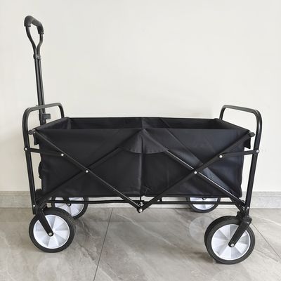 ที่จับปรับได้ Heavy Duty Camping Cart Utility พับเก็บ Wagon พับได้