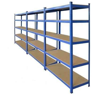 5 ชั้น Heavy Duty Boltless Rack Boltless Metal Shelving โรงรถ Metal Shelving Unit