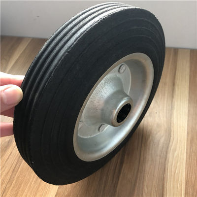 ล้อยางตัน 8x2 สำหรับรถเข็น ดุมล้อเหล็ก ยางตันสำหรับดอลลี่