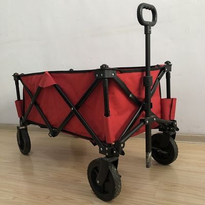 เกวียนกีฬาพับได้สีสันสดใสกลางแจ้งเล่มเล็ก All Terrain Beach Wagon