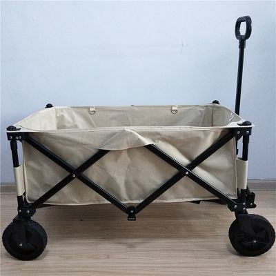 เกวียนกีฬาพับได้สีสันสดใสกลางแจ้งเล่มเล็ก All Terrain Beach Wagon