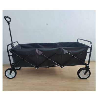 PVC 600D รถเข็นชายหาดพับได้ All Terrain Folding Wagon For Camping Garden 107cm