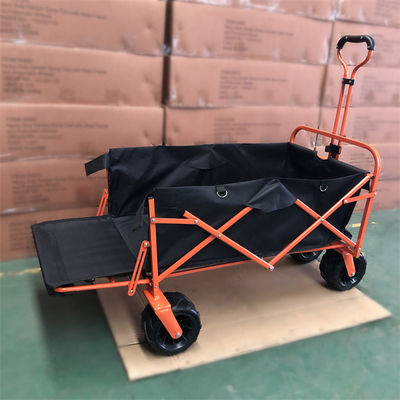PVC Wheel Garden รถเข็นพับได้ Camping Beach เกวียนพับพับได้