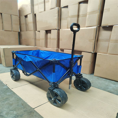 ชายหาดพับได้ All Terrain Wagon 600D Oxford Utility Wagon พร้อมที่จับแบบยืดหดได้