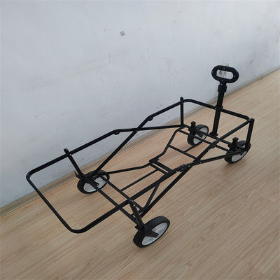 โครงเหล็กพับได้ Beach Wagon รถเข็นเทศกาลพับได้ Camping Utillty 600D