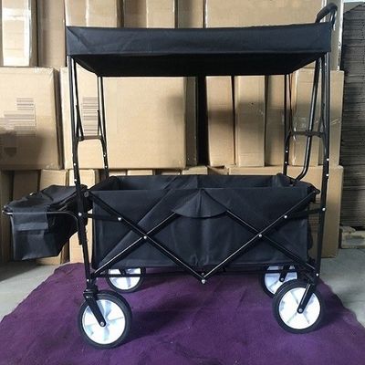 OEM รถเข็นผ้าพับได้น้ำหนักเบา Wagon Oxford สำหรับชายหาด