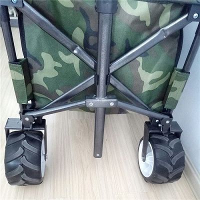 รถเข็นอเนกประสงค์ OEM Outdoor Camping 600D รถเข็นรถเข็นพับได้