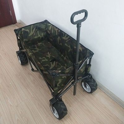 รถเข็นอเนกประสงค์ OEM Outdoor Camping 600D รถเข็นรถเข็นพับได้