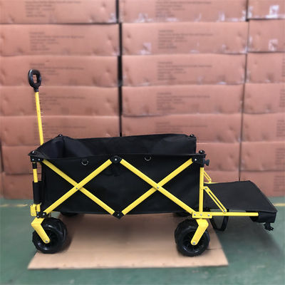 Easy Storage Wagon Cart เกวียนพับได้ Camp Wagon พร้อมส่วนต่อขยายกลางแจ้ง