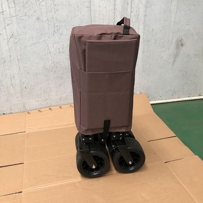 Wide Folding Beach Wagon รถเข็นปิคนิคพับได้ Outdoor Wagon
