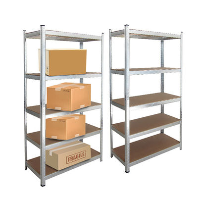 900 * 450 * 1800 ชั้นเก็บของ Boltless 5 ชั้น Heavy Duty Boltless Shelving System โรงรถ