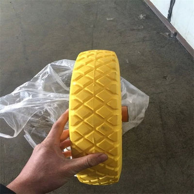 4.00-8 Solid Pneumatic Wheels Flat Free Tyre Polyurethane Folding Wagon Beach Wheels