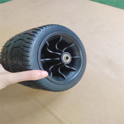 7x4 PU Foam Wheel Beach Trolley Wide Wheels Sand Passenger Cars