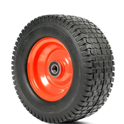 5.00-6 เครื่องตัดหญ้า ล้อโฟม PU ล้อรถเข็น 13 นิ้ว Heavy Duty
