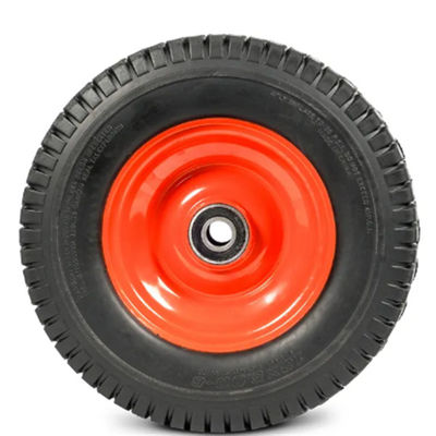 5.00-6 เครื่องตัดหญ้า ล้อโฟม PU ล้อรถเข็น 13 นิ้ว Heavy Duty