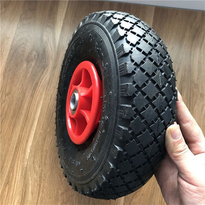 3.00-4 ล้อรถบรรทุกกระสอบขนาด 10 นิ้วล้อรถเข็นมือนิวเมติก OEM 240 มม
