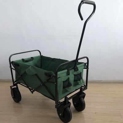 เกวียนเอนกประสงค์พับได้ สีเขียว ล้อลม 80กก