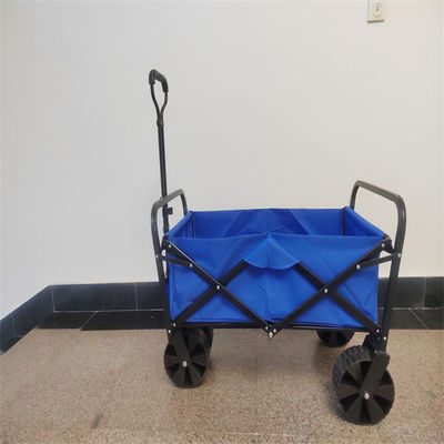 เกวียนพับอเนกประสงค์ สีฟ้า Fold Up Beach Wagon Customize Logo