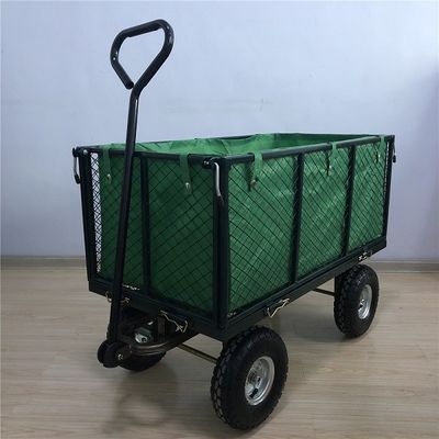 XXL Heavy Duty Garden Mesh Cart รถเข็นสาลี่ตาข่าย Garden Trolley Cart Utility Tipper