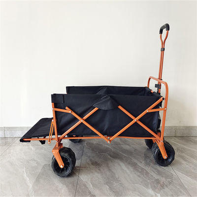 ล้อ OEM กลางแจ้งสีที่กำหนดเองรถเข็นช้อปปิ้งปิคนิคเกวียนพับ