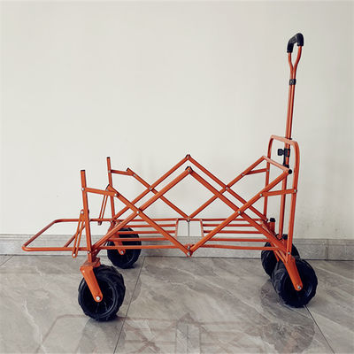 ล้อ OEM กลางแจ้งสีที่กำหนดเองรถเข็นช้อปปิ้งปิคนิคเกวียนพับ