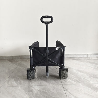 Utility Outdoor Camping รถเข็นเกวียนพับได้แบบกำหนดเองในสี่ทิศทาง