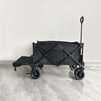 Utility Outdoor Camping รถเข็นเกวียนพับได้แบบกำหนดเองในสี่ทิศทาง