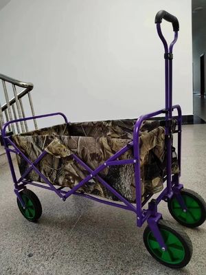 All Steel Frame Outdoor Camping Grocery Picnic รถพ่วงพับได้