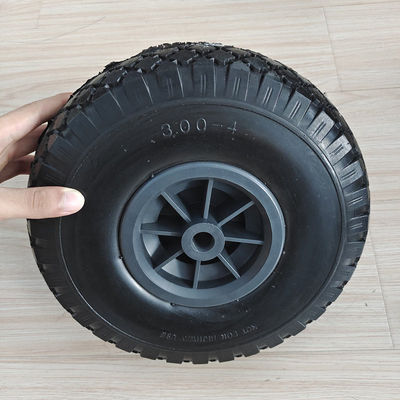 10 นิ้ว 3.00-4 ล้อยางลมยางสำหรับรถบรรทุกมือรถเข็น Dolly