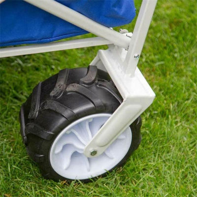 รถเข็นสี่ล้อพับได้ Beach Wagon Garden Hand Cart รถเข็นช็อปปิ้งแบบพับได้