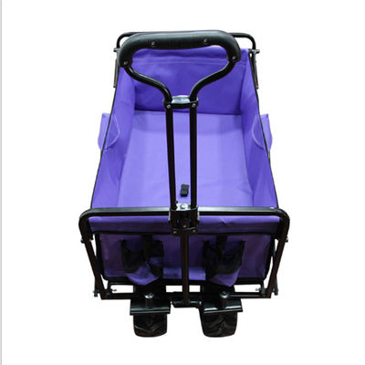รถเข็นสี่ล้อพับได้ Beach Wagon Garden Hand Cart รถเข็นช็อปปิ้งแบบพับได้