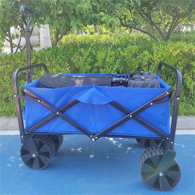 รถเข็นขนาดเล็กพับได้ Wagon Cart รถเข็นช็อปปิ้งมีล้อปรับระดับได้ Wagon พับได้