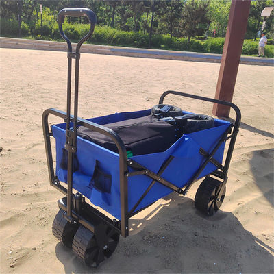 รถเข็นขนาดเล็กพับได้ Wagon Cart รถเข็นช็อปปิ้งมีล้อปรับระดับได้ Wagon พับได้
