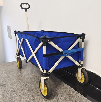 รถเข็นเกวียนพับได้พับได้สี่ล้อมือจับยืดหดได้ Heavy Duty Utility Hand Trolley