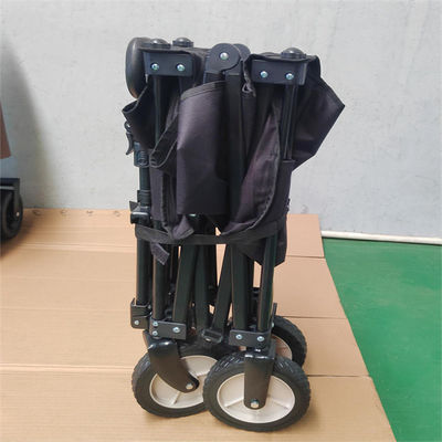 Heavy Duty Push Pull เกวียนพับกลางแจ้งรับน้ำหนักได้ 60 กก